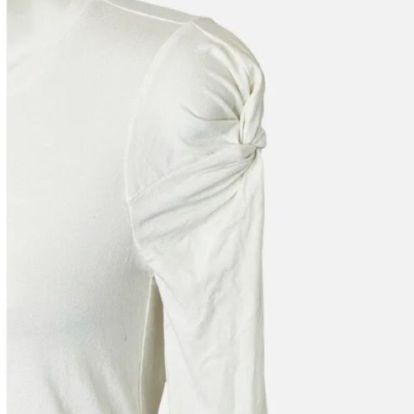 Frame denim cream long sleeved top Large - Picture 10 of 11